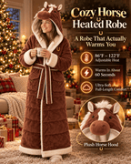 Heat Hug Heated Animal Robe
