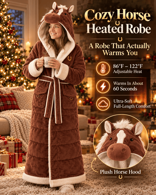 Heat Hug Heated Animal Robe