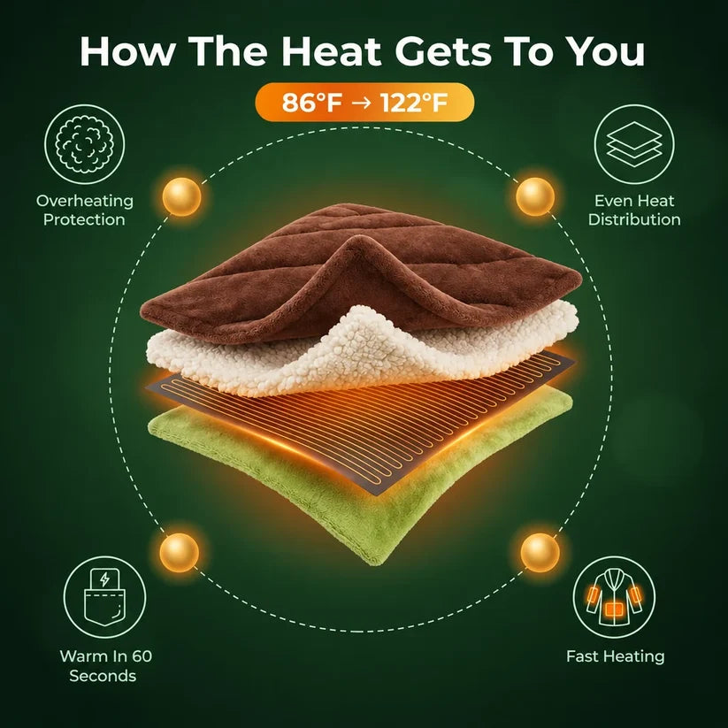 Heat Hug Heated Animal Robe