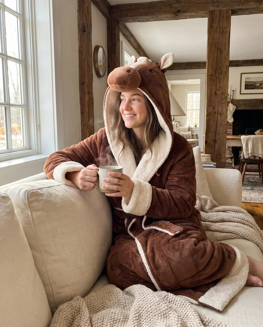 Heat Hug Heated Animal Robe – luxlak